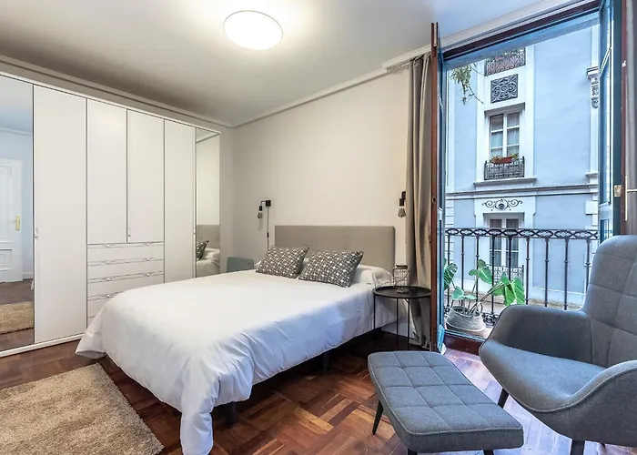 Apartamento Stylish 4 Double Rooms, Central Bilbao *